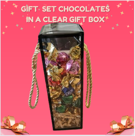 Gift Set - Chocolates in Clear Box