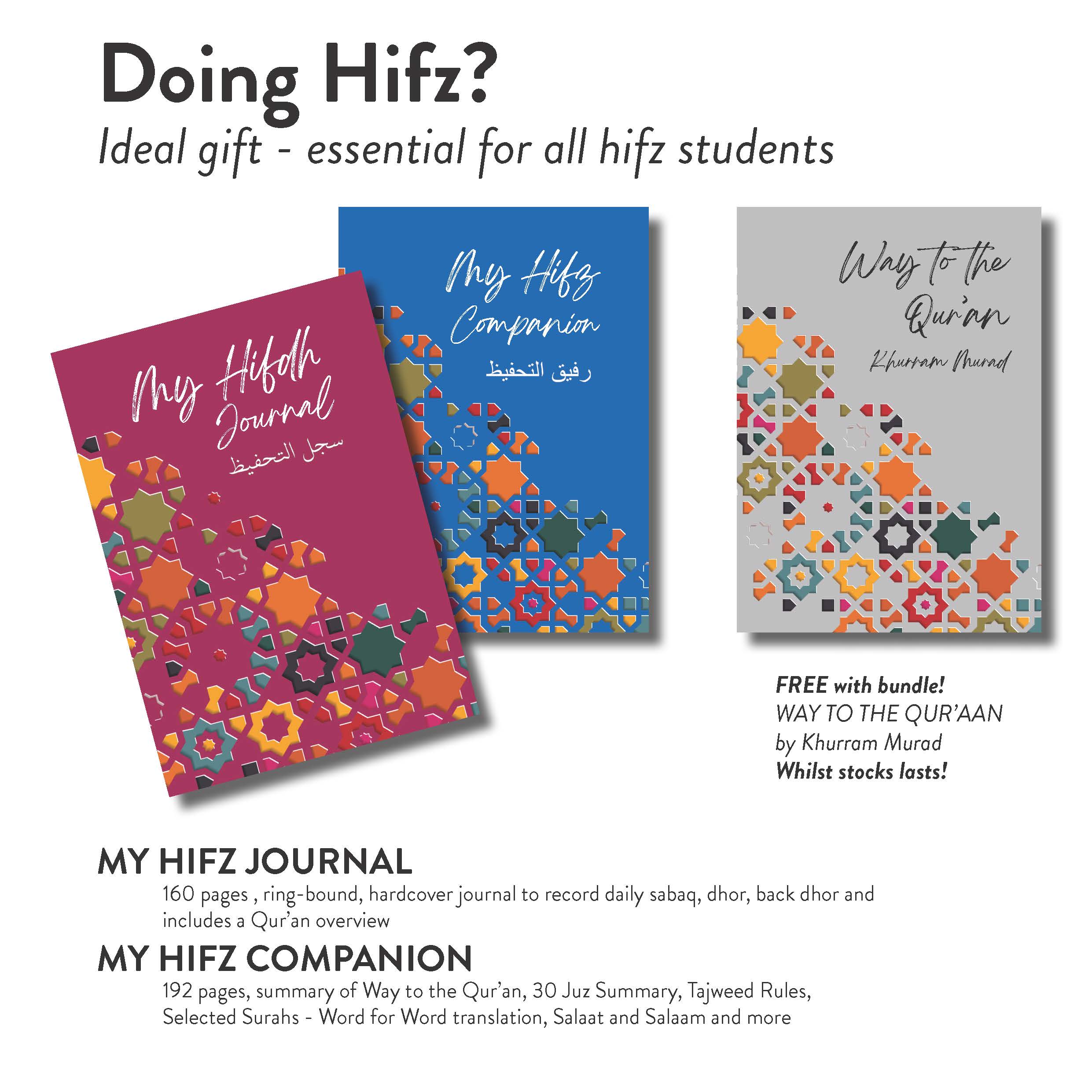 My Hifz Journal en My Hifz Companion + (gratis) manier na die Koran