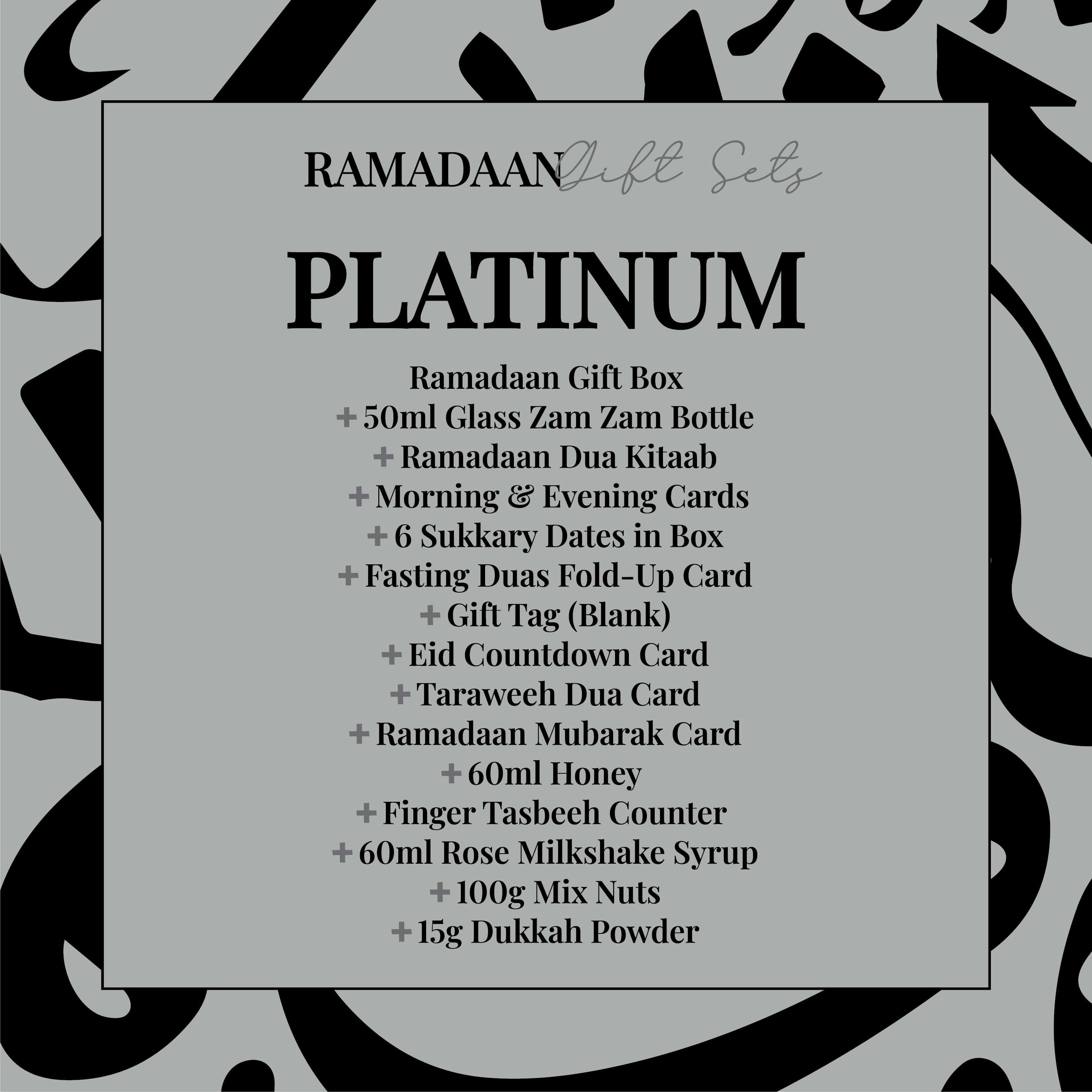 Ramadan Gift Set - Platinum