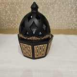 Oud Burner with Magnetic Lid - Oval with Gold Print