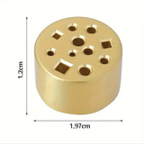 Gold Incense Burner Sticker Holder (11 Holes)