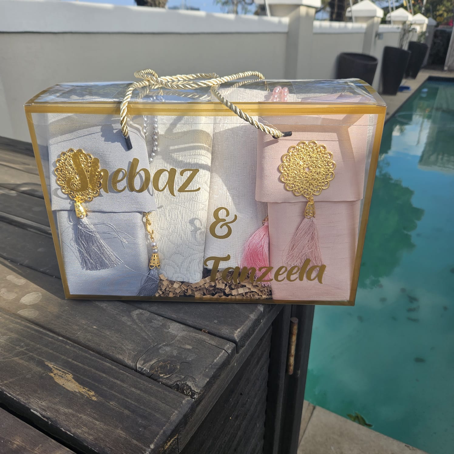 Couples Travel Musallah Gift Set (with names)
