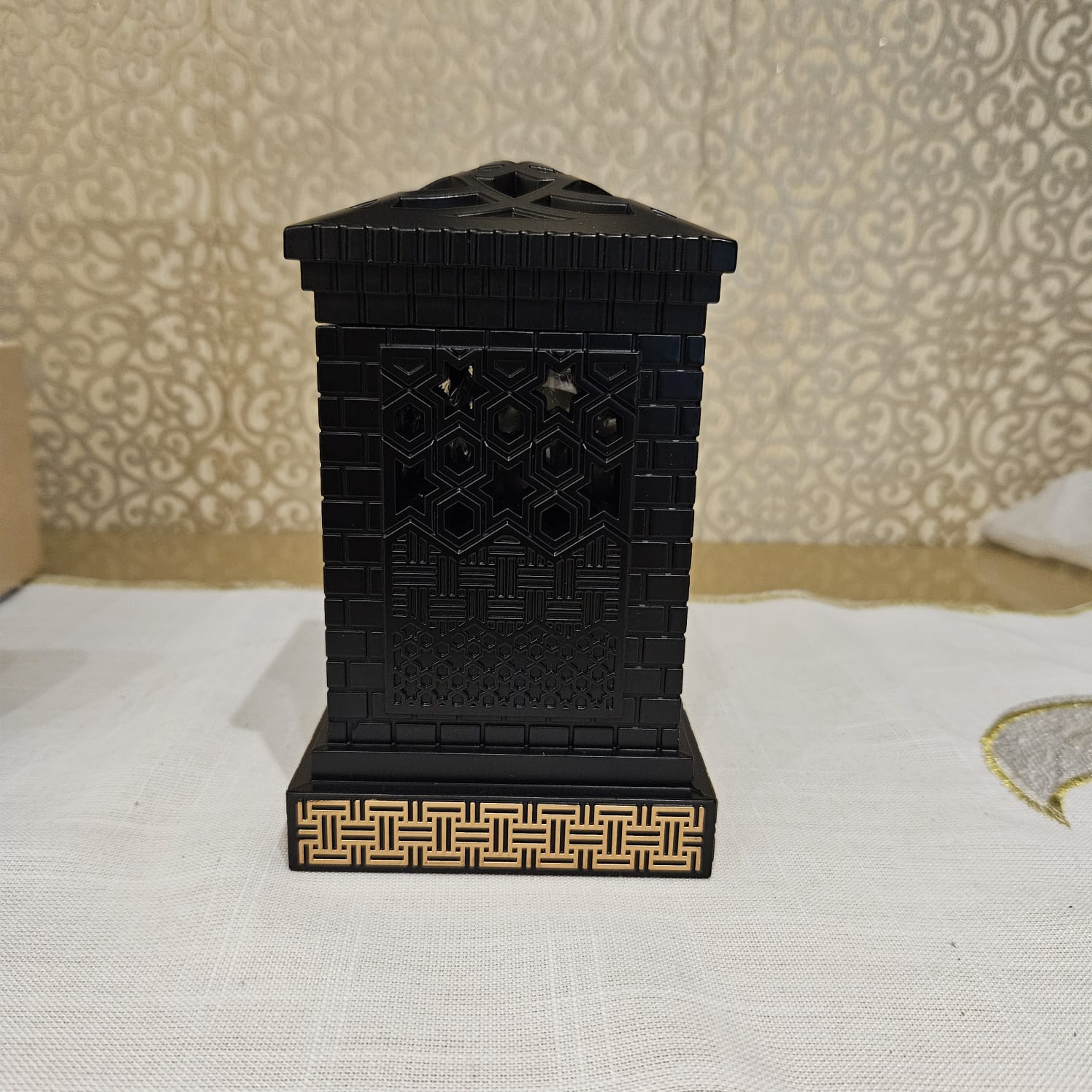 Oud Burner with Magnetic Lid - Tall Rectangle Design