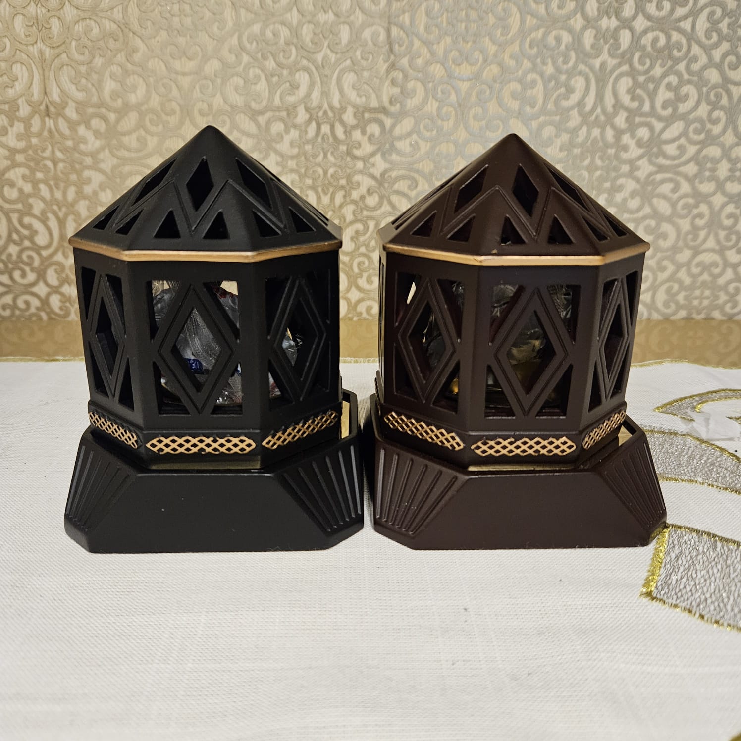 Oud Burner with Magnetic Lid - Hexagon