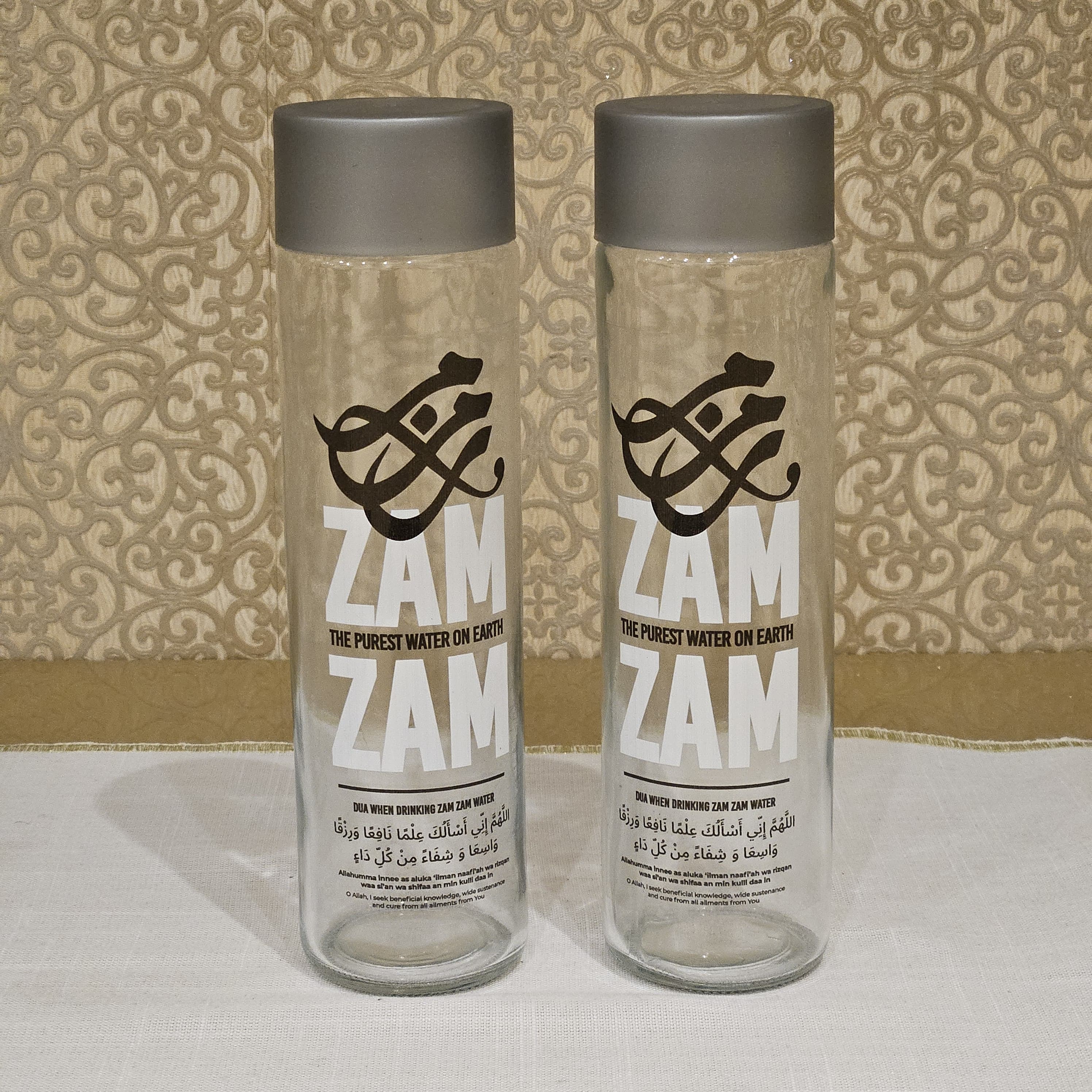 400ml Voss Style Zam Zam Glass Bottle