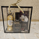 Perfume Gift Set 1- Oud Perfume with Ferrero Roche 3s in Personalised Clear Gift Box