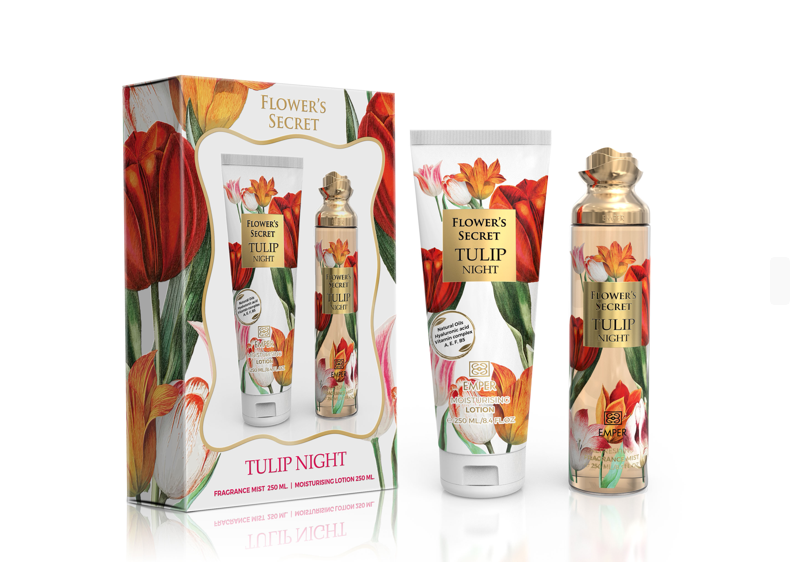 Lotion & Mist Gift Set (Orange Floral)