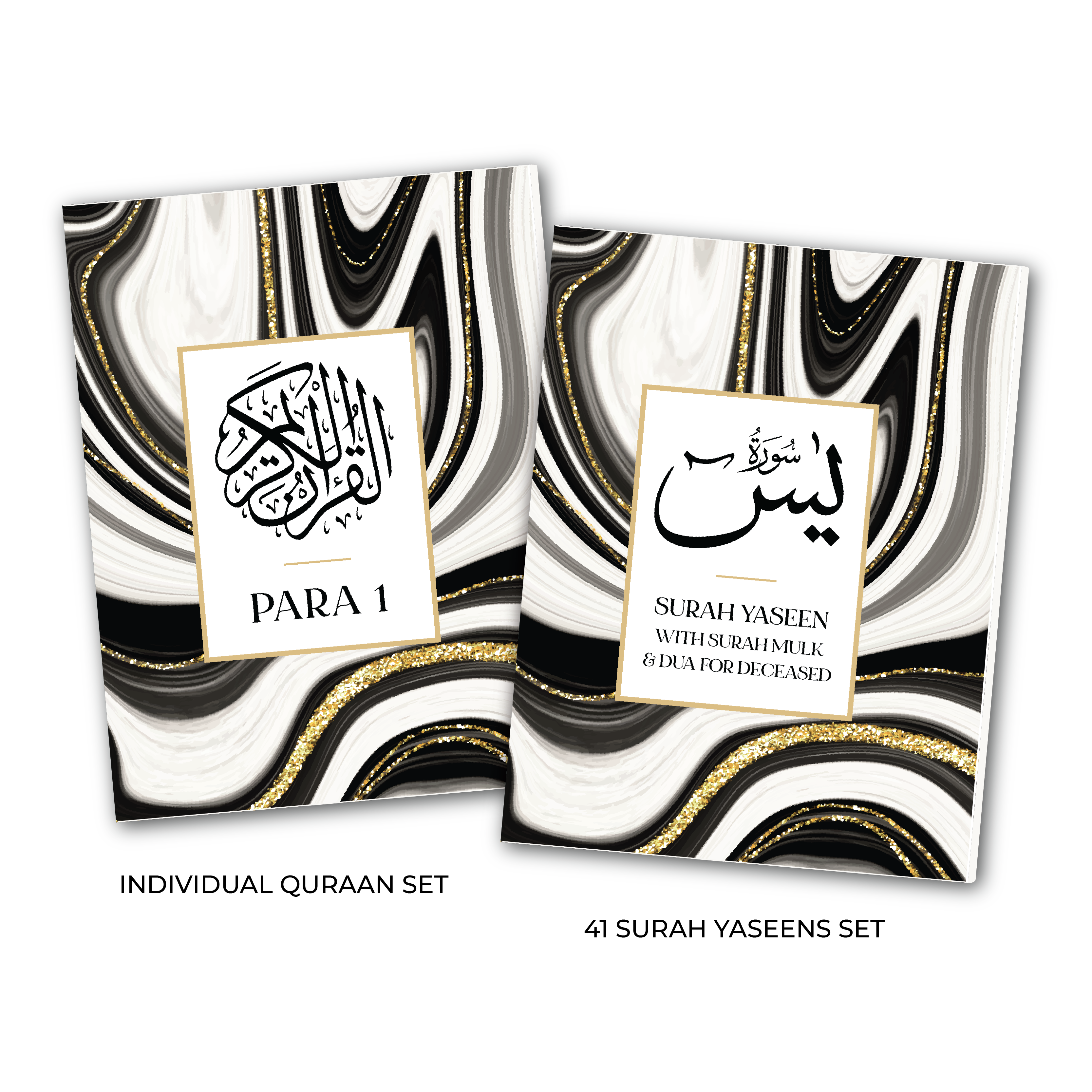Ligblou Enkel Para Quran &amp; 41 Yaseens Stel A5