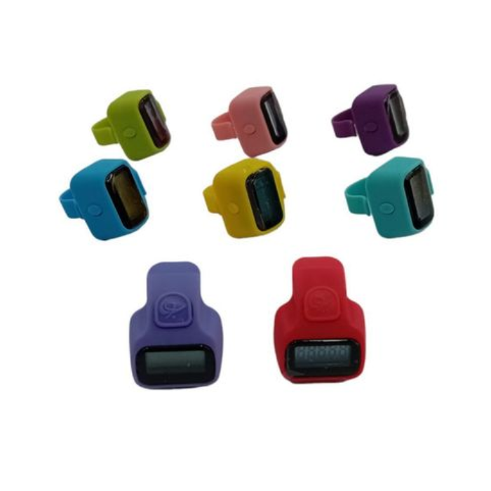 Digital Tasbeeh Finger Counter No 8017 (Assorted Colours)