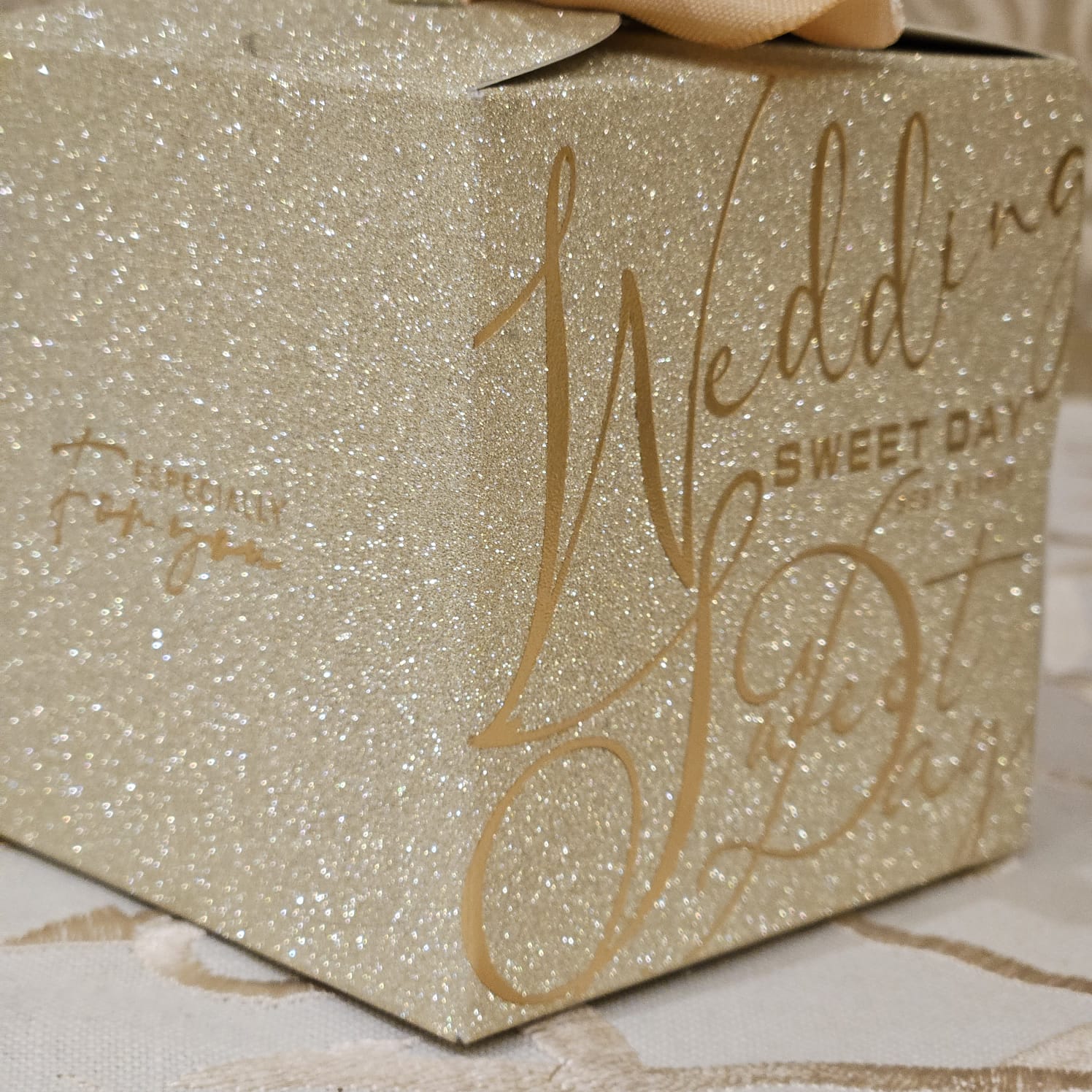 Wedding Glitter Mini Gift Boxes