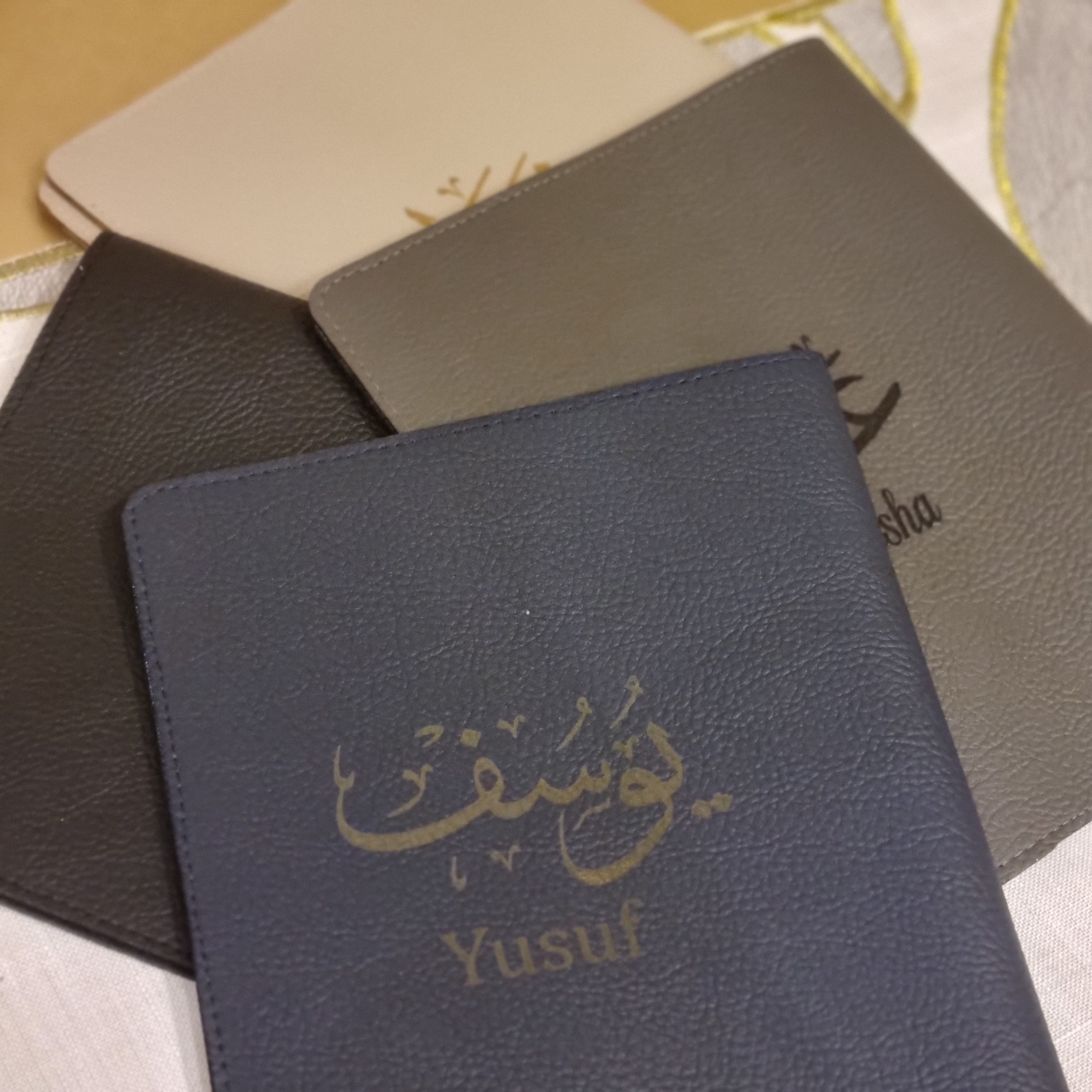 Personalised Leather A5 Quran Covers