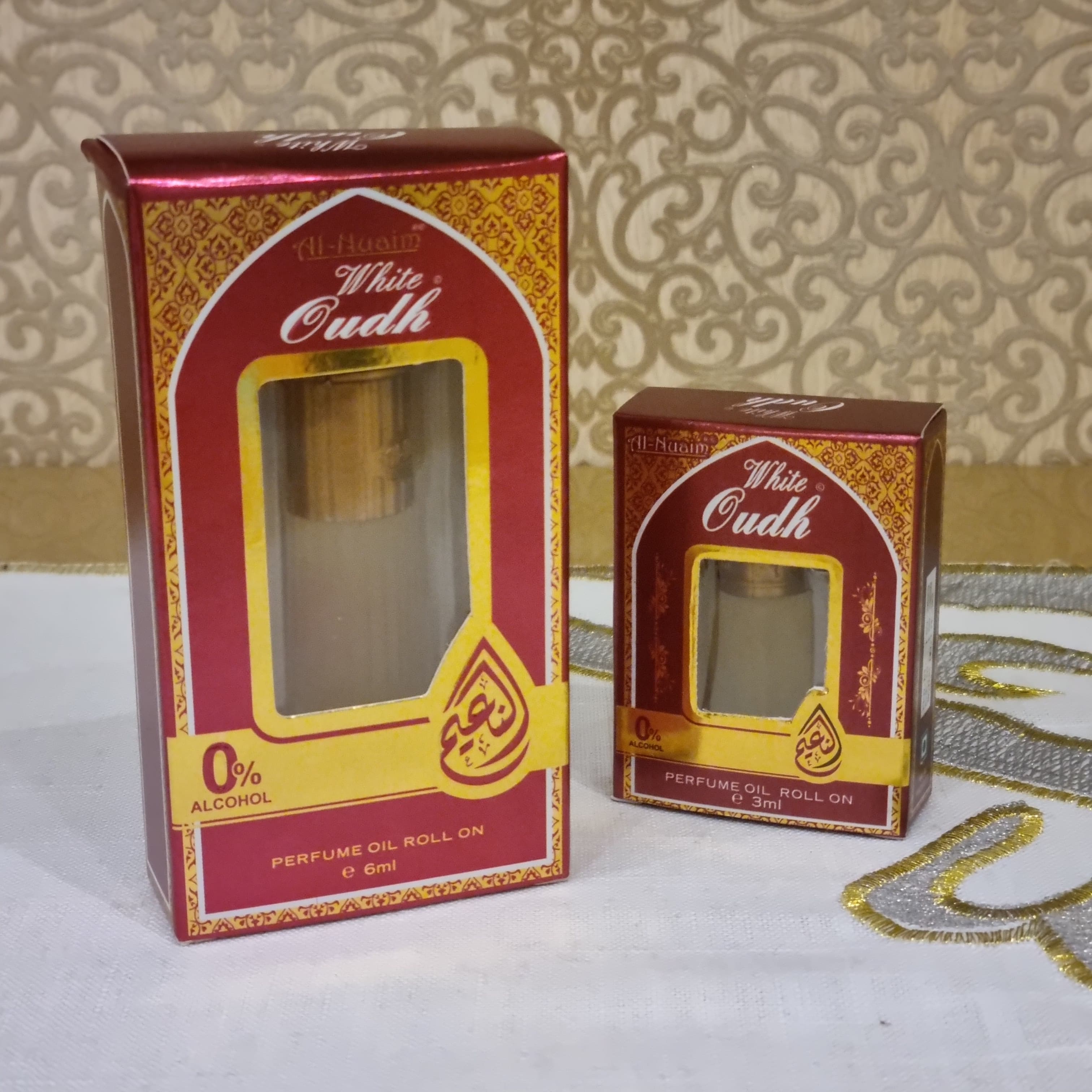 Al Nuaim White Oudh Attar (Roll-on)