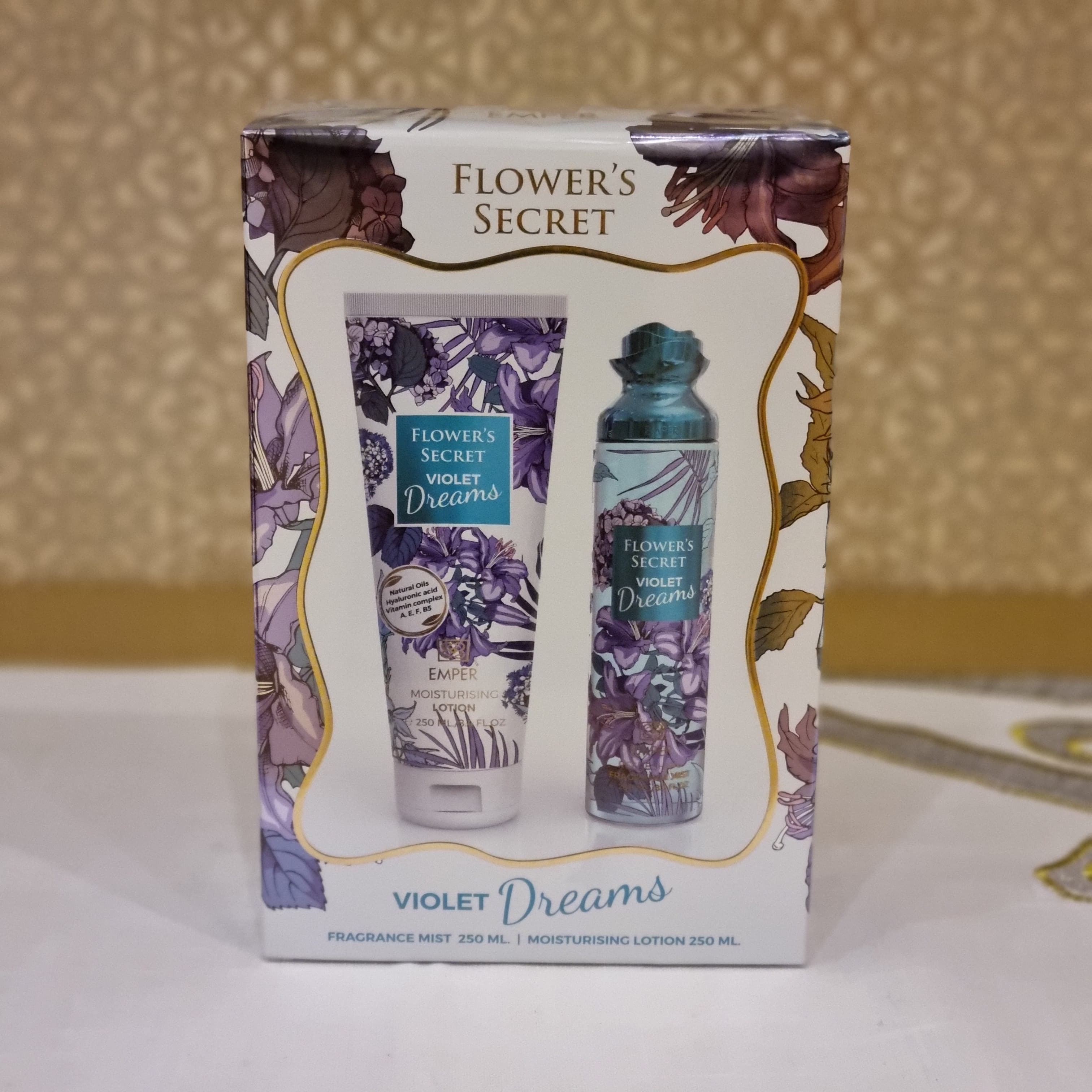 Lotion & Mist Gift Set (Purple & Turquoise)