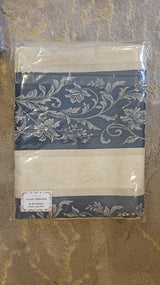 Beige & Blue Luxury Tablecloth