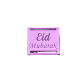 Eid Mubarak Perspex Ribbon Tags