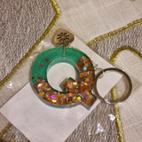 *CLEARANCE* Resin Initial Keyrings