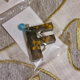 *CLEARANCE* Resin Initial Keyrings