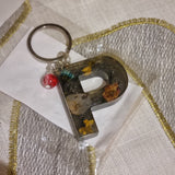 *CLEARANCE* Resin Initial Keyrings