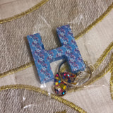 *CLEARANCE* Resin Initial Keyrings