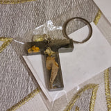 *CLEARANCE* Resin Initial Keyrings