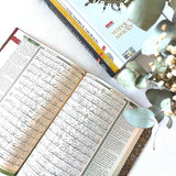 I-Al Quran Al Kareem Maqdis (A4) I-Word-by-Word English Translation &amp; Color Coded Tajweed Rules