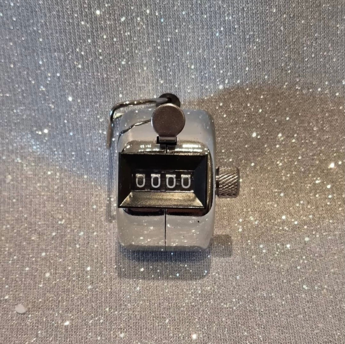 I-Silver Metal Tally Counter 