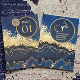 Blue & Gold Single Para Quran & 41 Yaseens Set A5