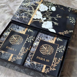 Black & Gold Single Para Quran & 41 Yaseens Set A5
