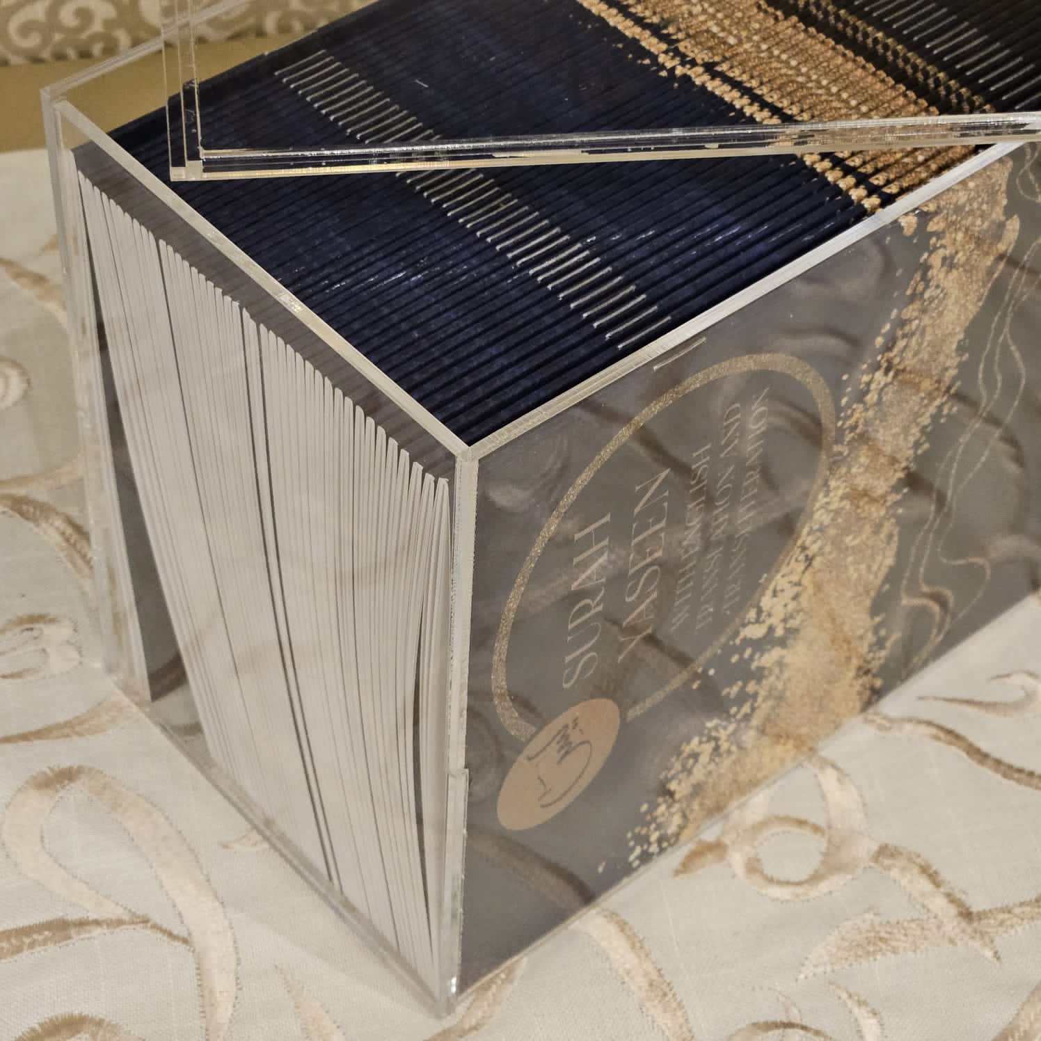 Clear Eco Perspex Box (vir A5 Quraan of Yaseen-stelle) 