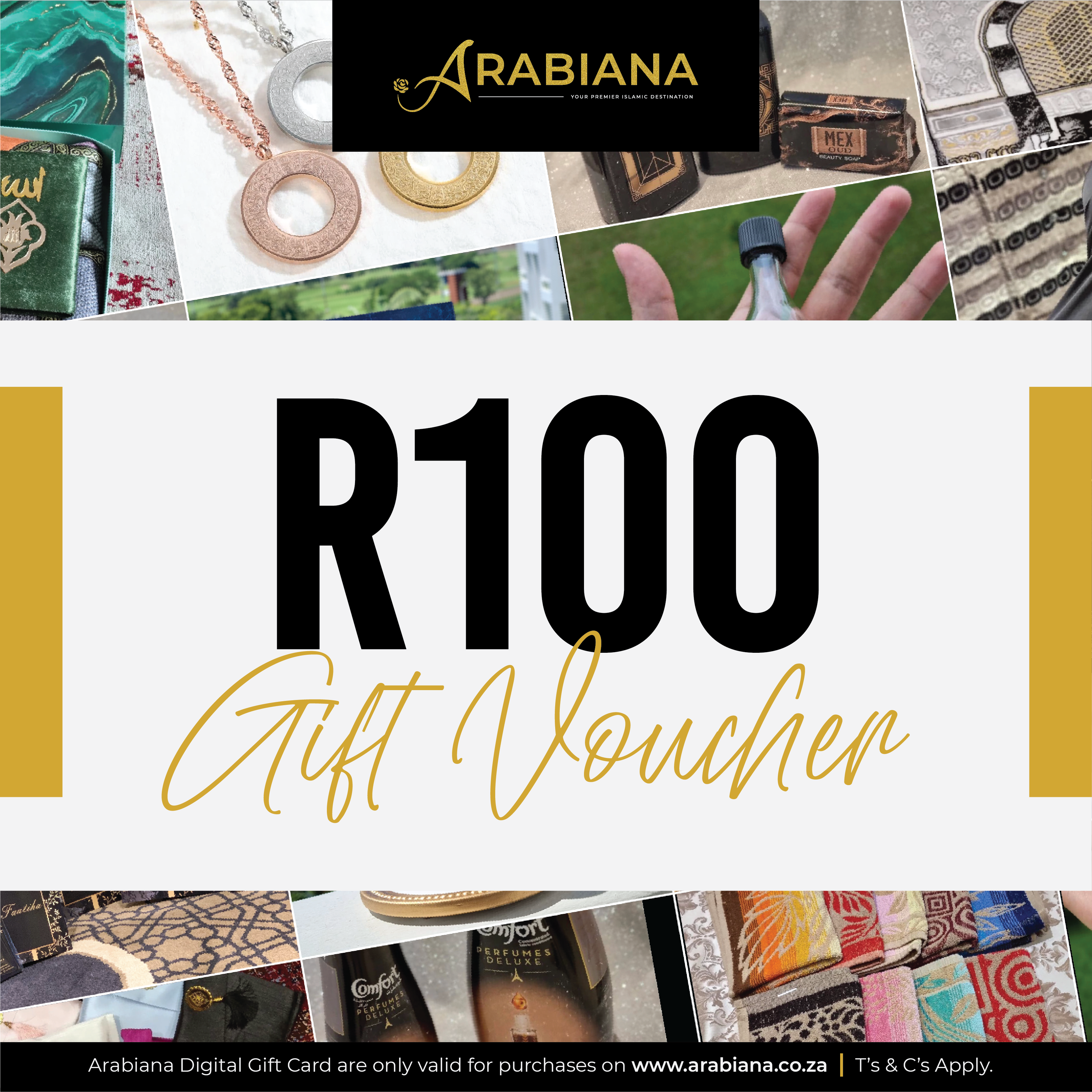 Gift Voucher Arabiana R100 - Virtual