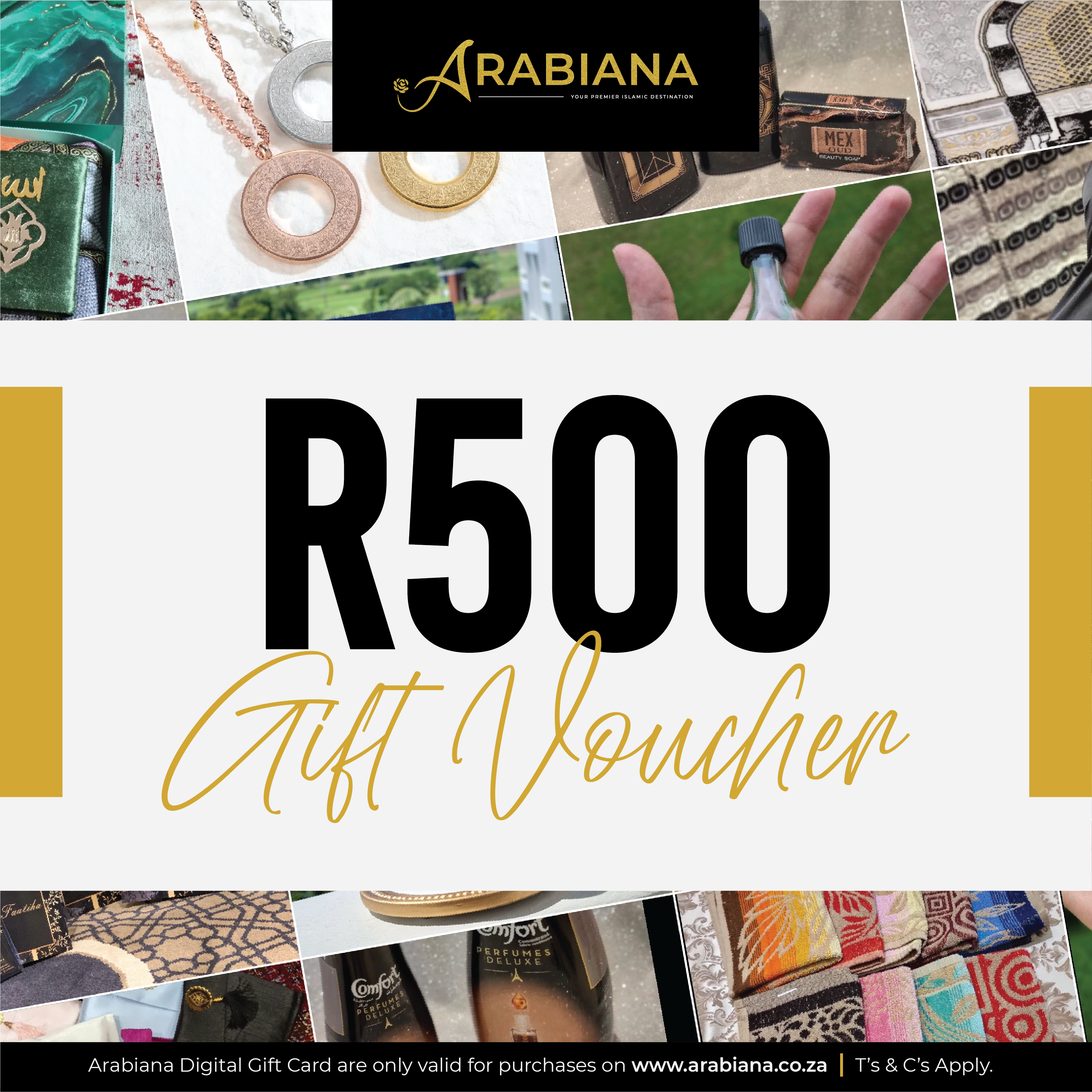 Gift Voucher Arabiana R500 - Virtual
