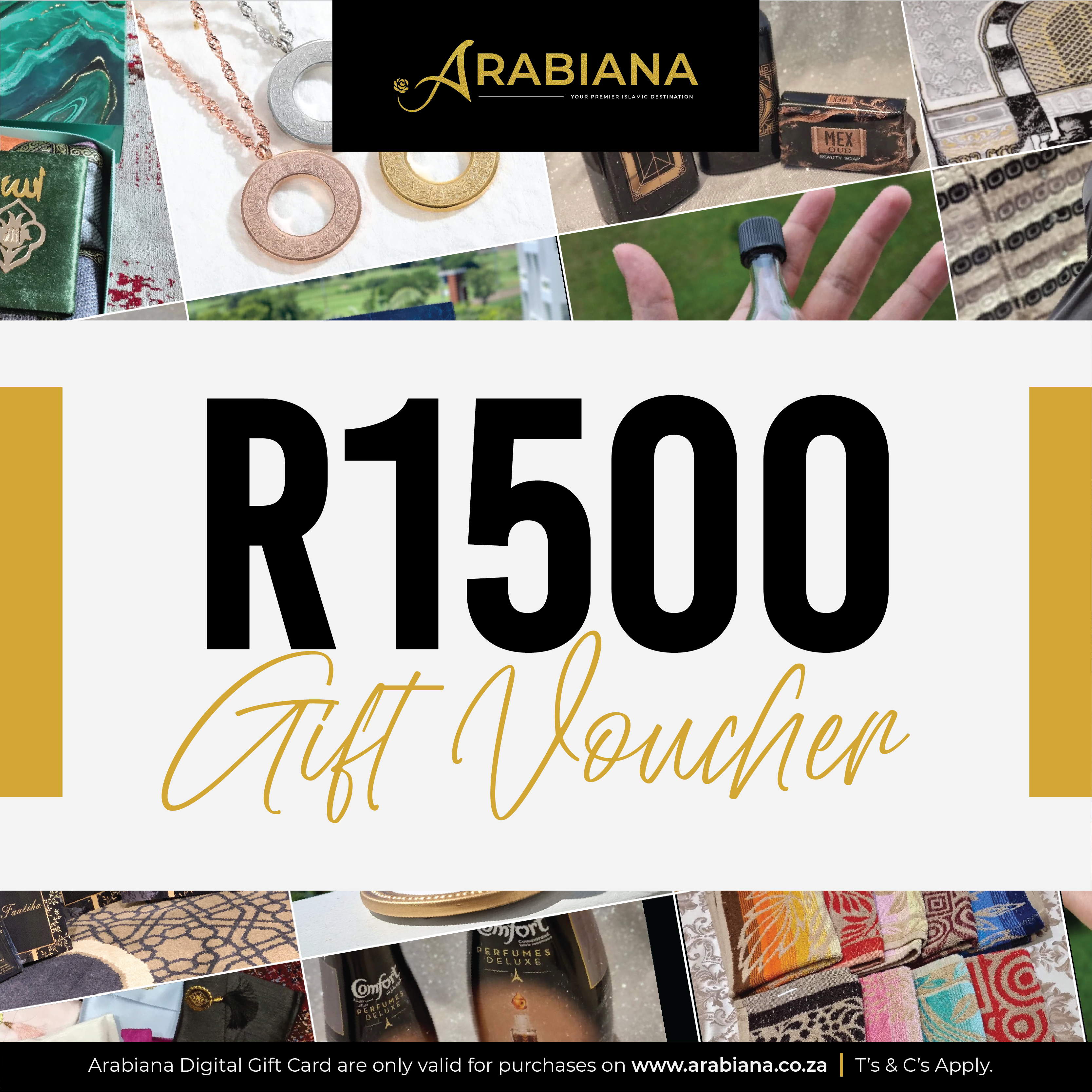 Gift Voucher Arabiana R1500 - Virtual